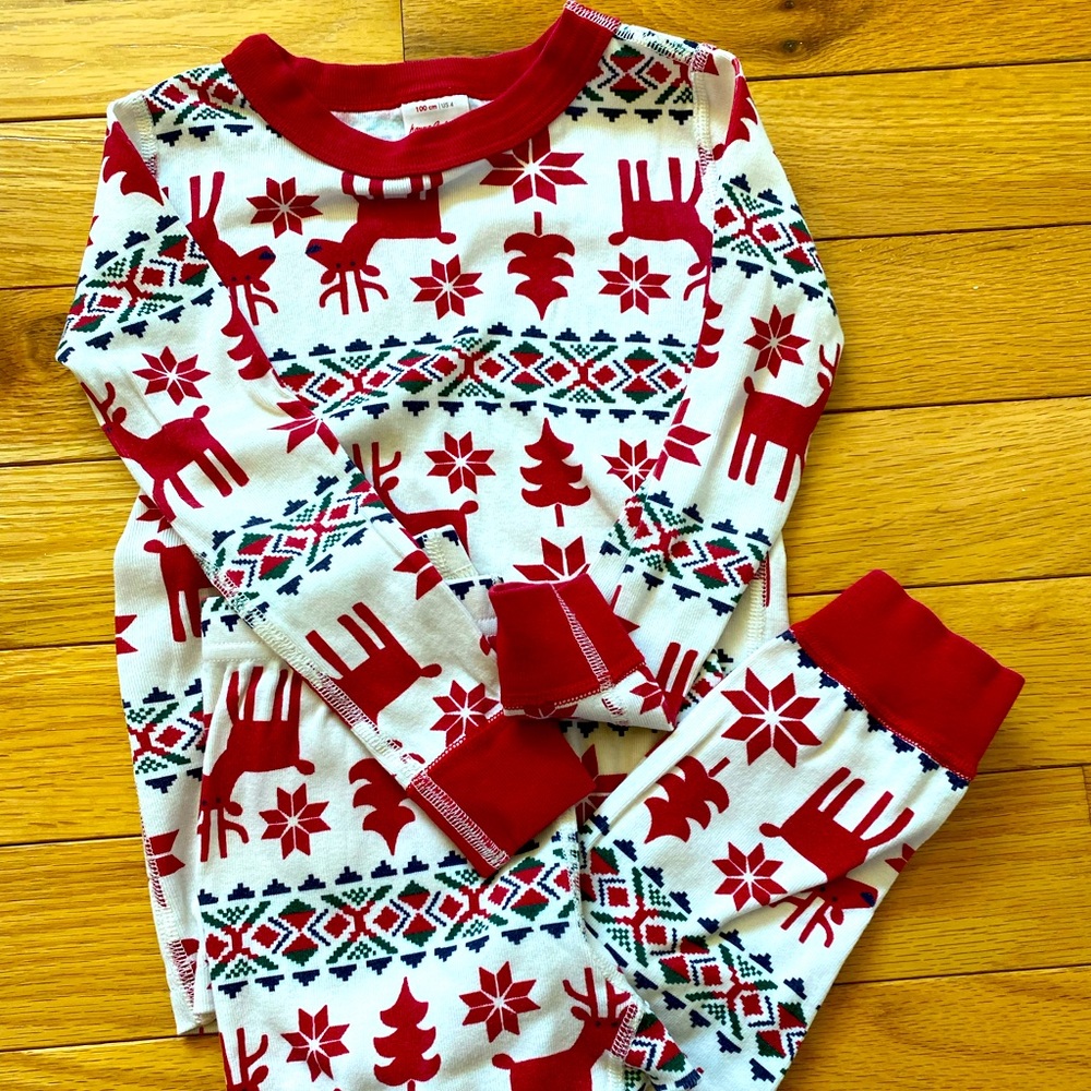 Hanna Andersson Holiday PJs Size 4/100